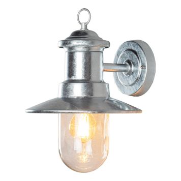 VÄGGLAMPA KONSTSMIDE NAPOLI GALVANISERAD