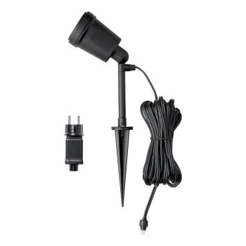 SPOTLIGHT KONSTSMIDE AMALFI LED INKL TRAFO SVART 