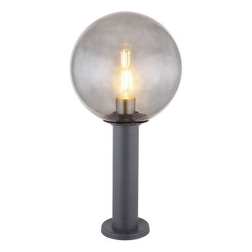 POLLARE GLOBO HEDWIG 50CM ALUMINIUM/ANTRACIT 