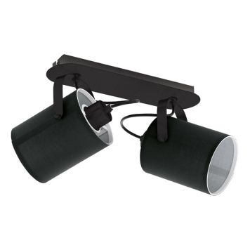 SPOTSKENA EGLO VILLABATE 2 SVART 