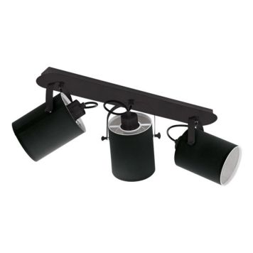 SPOTSKENA EGLO VILLABATE 3 SVART