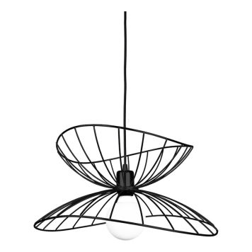 TAKLAMPA GLOBEN LIGHTING PENDEL RAY 45 SVART