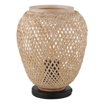 BORDSLAMPA EGLO DEMBLEBY TRÄ/SVART