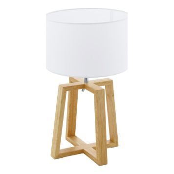 BORDSLAMPA EGLO CHIETINO TRÄ/VIT