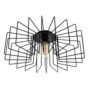 TAKLAMPA EGLO TREMEDAL Ø56CM SVART 