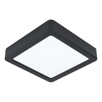 LED-PLAFOND EGLO FUEVA 16X16CM SVART 