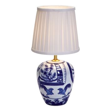 BORDSLAMPA MARKSLÖJD GÖTEBORG LITEN BLÅ/VIT