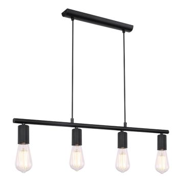 TAKLAMPA GLOBO MARTHA SVART 