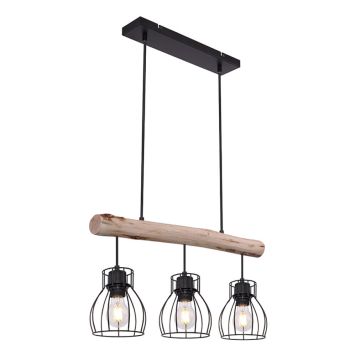 TAKLAMPA GLOBO MINA 60CM SVART