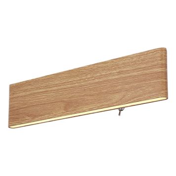 VÄGGLAMPA GLOBO SIEGFRIED LED 29,5CM TRÄ 