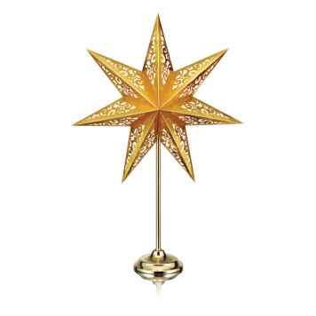 ADVENTSSTJÄRNA MARKSLÖJD VALLBY STÅENDE 66CM GULD