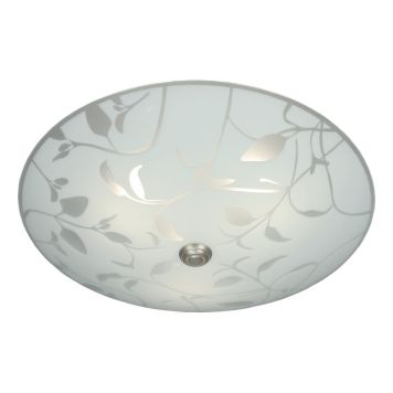 PLAFOND ANETA LIGHTING BLADVERK VIT/STÅL