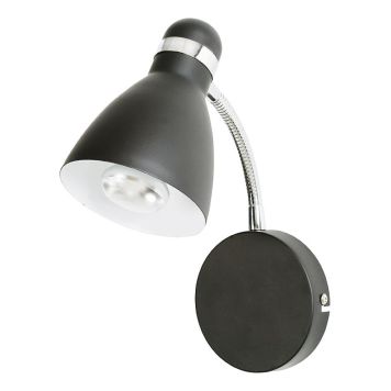 VÄGGLAMPA MARKSLÖJD VIKTOR SVART