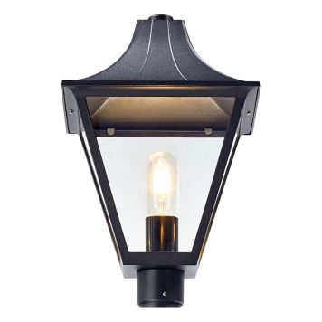 LAMPHUVUD MARKSLÖJD DANDY SVART/KLAR