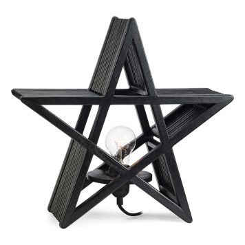 ADVENTSSTJÄRNA MARKSLÖJD BAMBOO 38CM SVART