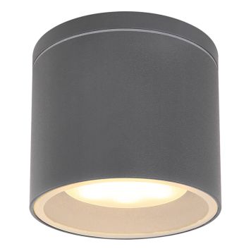 TAKLAMPA GLOBO ALCALA GRÅ 11CM