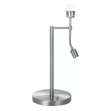 LAMPFOT HOME SWEET HOME MED LÄSLAMPA READ MATT STÅL