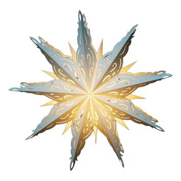 ADVENTSSTJÄRNA TRONDHEIM Ø45CM VIT 