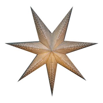ADVENTSSTJÄRNA STOCKHOLM Ø60CM VIT/SILVER