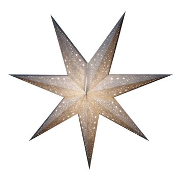 ADVENTSSTJÄRNA LILLEHAMMER Ø60CM VIT/SILVER