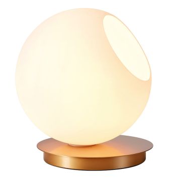 BORDSLAMPA MARKSLÖJD CINO GULD/VIT