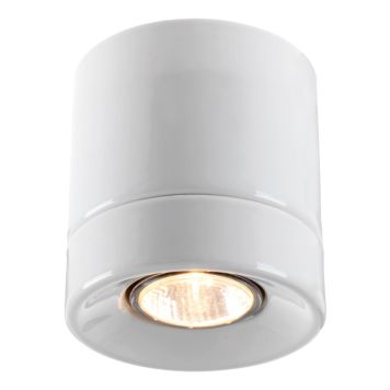 PORSLINSARMATUR IFÖ LIGHT ON HALO VIT IP23