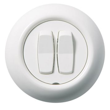 STRÖMBRYTARE SCHNEIDER ELECTRIC WDE006817 RENOVA KRON VIT
