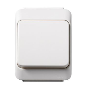 STRÖMBRYTARE SCHNEIDER ELECTRIC WDE007721 ARTIC TRAPP VIT