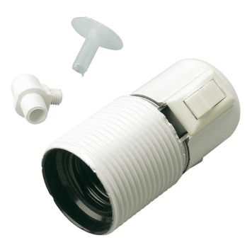 LAMPHÅLLARE SCHNEIDER ELECTRIC BRYTARE E27 VIT