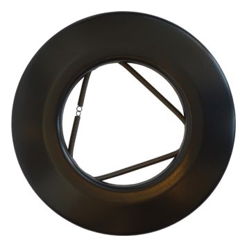 TÄCKRING NSP EMALJERAD Ø80MM PELLETSKAMIN SVART