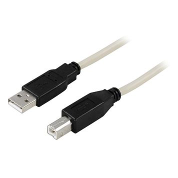 DELTACO USB 2.0 KABEL TYP A HANE TYP B H