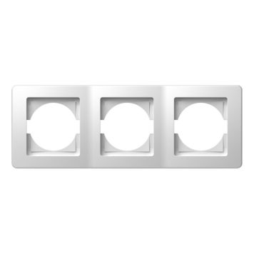 KOMBINATIONSRAM TEM STRÖM 3 HORISONTELL VIT