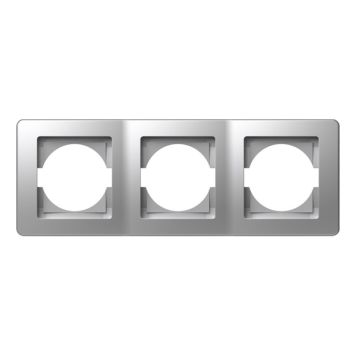 KOMBINATIONSRAM TEM STRÖM 3 HORISONTELL SILVER