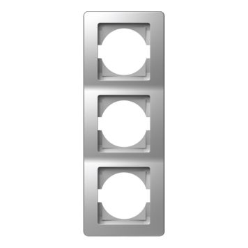 KOMBINATIONSRAM TEM STRÖM 3 VERTIKAL SILVER