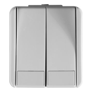 STRÖMBRYTARE TEM KRON IP44 10AX VIT