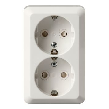 VÄGGUTTAG 2-VÄGS UTP JUSSI UTANPÅLIGG. J