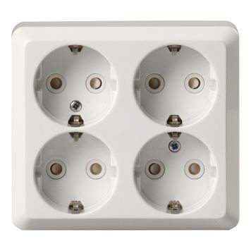 VÄGGUTTAG 4-VÄGS JORDAT JUSS SNABBANSLUT