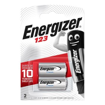 BATTERI ENERGIZER LITHIUM PHOTO CR123