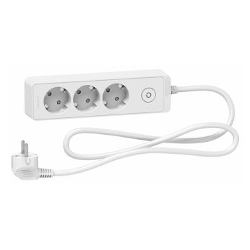 GRENUTTAG SCHNEIDER ELECTRIC 3-VÄGS 1,5M VIT