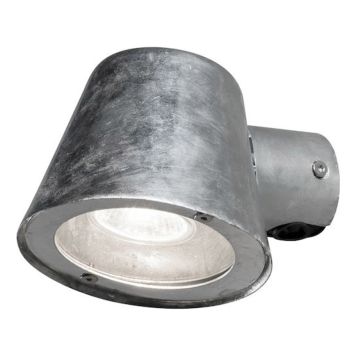 VÄGGLAMPA KONSTSMIDE TRIESTE GALVANISERAD