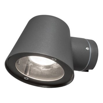 VÄGGLAMPA KONSTSMIDE TRIESTE MÖRKGRÅ