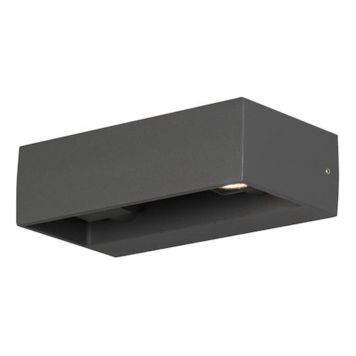 VÄGGLAMPA KONSTSMIDE MONZA LED ANTRACITGRÅ