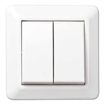 STRÖMBRYTARE ELKO D-TRAPP INFÄLLD FJÄLLVIT