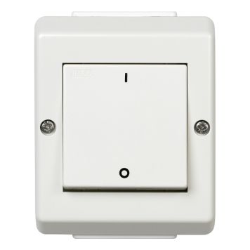 STRÖMBRYTARE ELKO 2-POL UTANPÅLIGGANDE