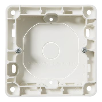 FÖRHÖJNINGSRAM ELKO 1-FACK 84X84X20MM FJÄLLVIT