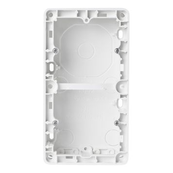 FÖRHÖJNINGSRAM ELKO 2-FACK 84X155X35MM FJÄLLVIT