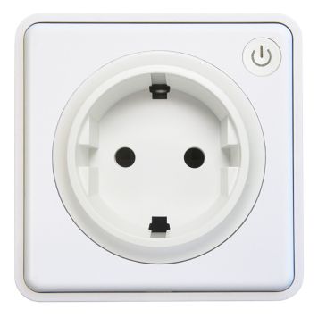 VÄGGUTTAG LIGHTWAVE POWER SMART VIT