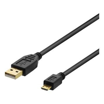 USB-A 2.0 - USB-MICRO, 1M LADDNING/DATAÖ