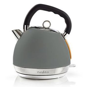 VATTENKOKARE NEDIS GRÅ 2200W 1.8L