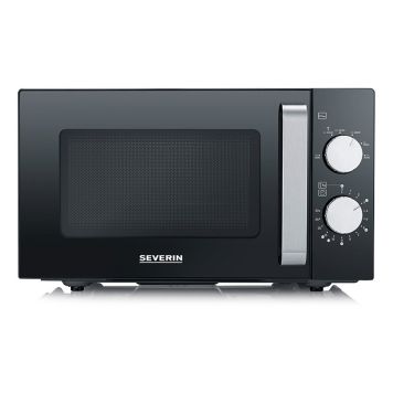 MIKROVÅGSUGN SEVERIN KERAMIKBOTTEN SVART/ROSTFRITT STÅL 800W